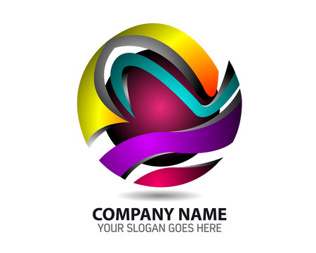 Natural Energy Resource Company Logo Icon Vector Template