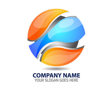 Natural Energy Resource Company Logo Icon Vector Template