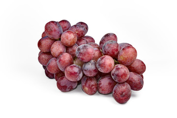 Bunch of red grapes