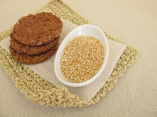 Selbst gemachte Amaranthschokolade