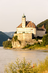 Naklejka premium Palace Schonbuhel on the Danube river, Lower Austria, Austria