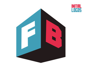 FB Initial Logo for your startup venture