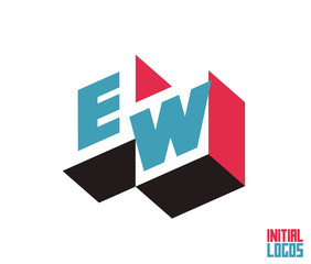 EW Initial Logo for your startup venture