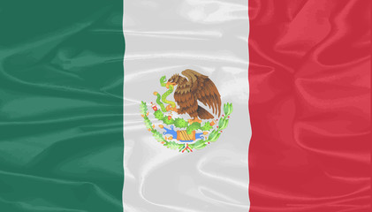 Mexican Silk Flag