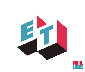 ET Initial Logo for your startup venture