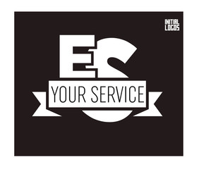 ES Initial Logo for your startup venture