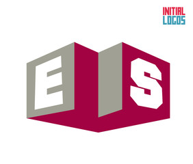 ES Initial Logo for your startup venture