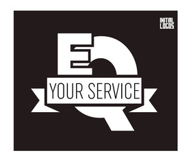 EQ Initial Logo for your startup venture