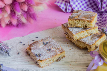 Lavender cookies, lavender honey, dried lavender bunch