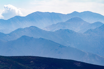 Fototapeta na wymiar Mountain Range, Crete Island, Greece