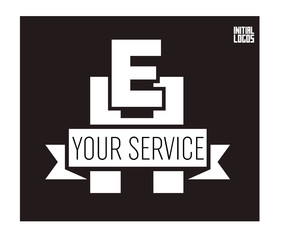 EH Initial Logo for your startup venture