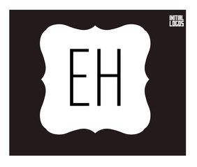 EH Initial Logo for your startup venture