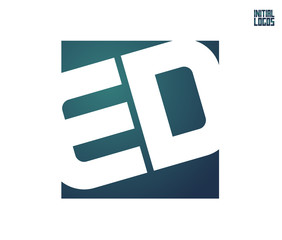ED Initial Logo for your startup venture