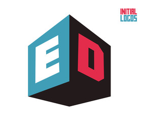 ED Initial Logo for your startup venture