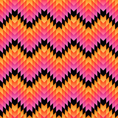 Aztec seamless pattern. Vector illustration