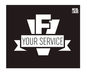 FV Initial Logo for your startup venture