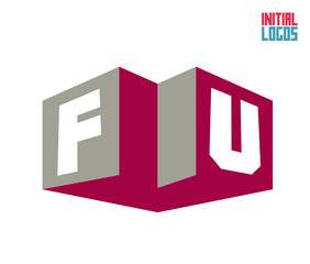 FU Initial Logo for your startup venture