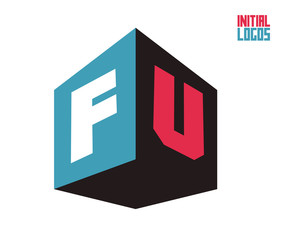 FU Initial Logo for your startup venture