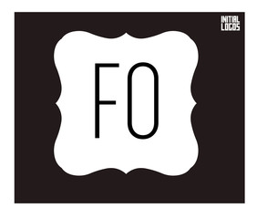 FO Initial Logo for your startup venture