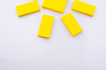 Color Dominoes making a Sun