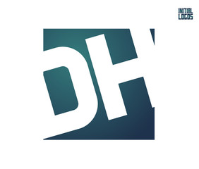 DH Initial Logo for your startup venture