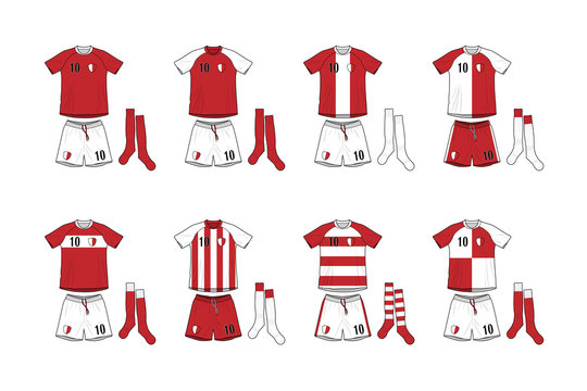 Different Designs of Soccer Kits