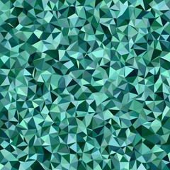 Teal irregular triangle mosaic background design