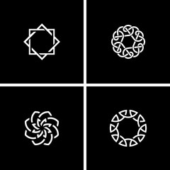 Fototapeta premium Abstract geometric elements