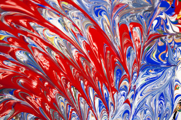Acrylic paints - texture and colors