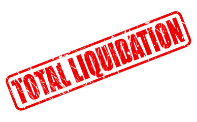 TOTAL LIQUIDATION RED STAMP TEXT