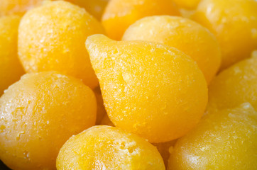 Tong Yod (Sweet Egg Yolks Drops)
