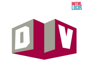 DV Initial Logo for your startup venture