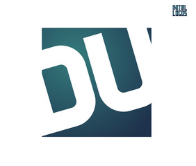 DU Initial Logo for your startup venture
