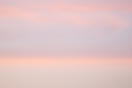 Colored sky at sunset