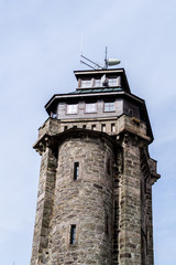 Fototapeta na wymiar Turm Auersberg im Erzgebirge