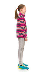 Teen Girl Side View