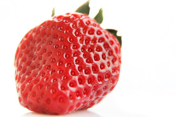 fresh strawberry isolated on a white background