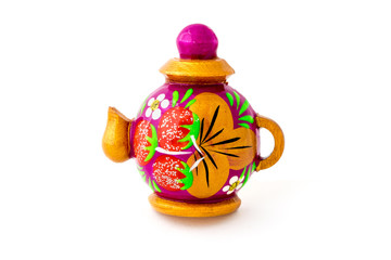 Souvenir magnet from Russia - painted teapot