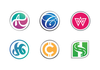 Letter Logo Design Set