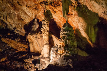 Scene from the amazing bulgarian cave Magura