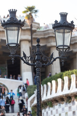 park guell barcelona spain