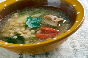 Albanian Bean Jahni Soup