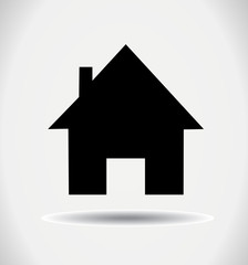 Fototapeta premium Small house. Icon Vector