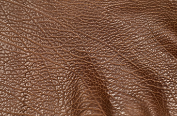brown cow structure leather full background