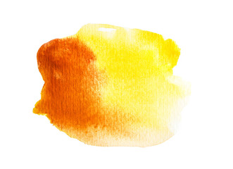 Abstract watercolor art hand paint on white background. Color watercolor texture with copy space