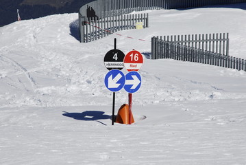 Rote Piste oder schwarze Piste?