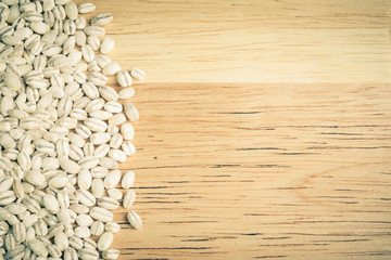 barley closeup, background, vintage style.