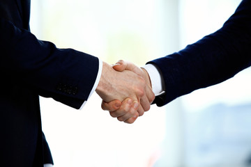 Business people shaking hands