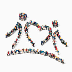 abstract business symbol people