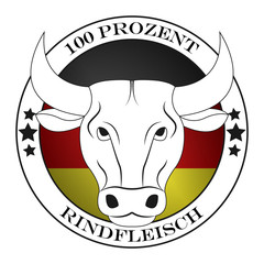 Barbecue Party - Zeichen (100% Rindfleisch)